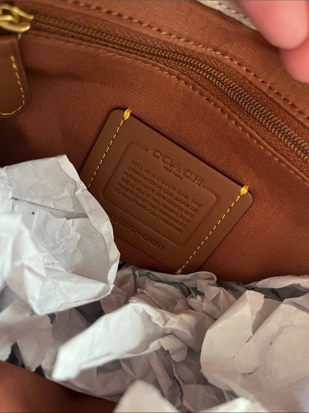 Coach Cassie Crossbody Special Edition / Taupe Canvas - Picture 8 of 15